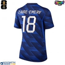 Ženski Nogometni dresi Francija Warren Zaire-Emery #18 Domači SP 2026 Kratek Rokav